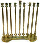 Vintage Jewish Hanukkah Lamp Menorah Judaica Judaism Israel Hebrew Shalom