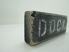 9 Inch Wood Hand Painted Dock Sign Nautical Seafood   s654 