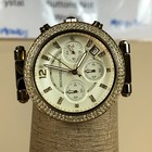 Michael Kors Women Mk5354 Parker Gold Tone Chronograph Pave Quartz Watch 5 3 4 