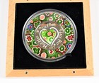 2017  5 Cook Islands Murrine Millefiori Glass Art Silver Coin  free Shipping 