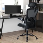 Ergonomic Office Chair high Back Mesh Desk Chair With Adjustable Lumbar Suppo   
