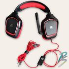 Logitech G230 Stereo Gaming Headset W Microphone Pc Xbox Ps4 - Black red A-00060