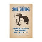 Simon   Garfunkel 1968 Concert Poster Vintage Folk Rock Wall Art 24x36 Unframed