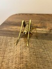 Vtg Brass Metal  Grasshopper Movable Legs  Collectible Insect Desktop Decoration
