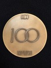Handy   Harmon Sterling Bronze 100 Years Medal 1867-1967 Medallic Art Co