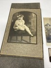 Antique Lot Of 3 Early 1900s Children Photos Pictures Black And White