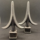 Set Of 2 Cast Iron Fence Finials 6    Gate Finial