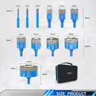 Diamond Hole Saw Kit Core Drilling Bit Set For Porcelain Tile Marble Ceramic
