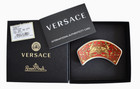 New Versace Rosenthal Asia Medusa Red gold Porcelain Chopstick Rest holder