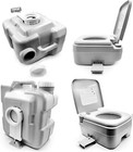5 Gallon 20l Portable Toilet Flush Travel Camping Commode Potty Outdoor indoor