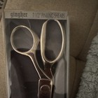 Gingher 7 1 2  Pinking Shears Pinking Cut Type Bent-handle Steel Blade