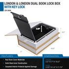 Barska London And London Dual Book Lock Box With Key Lock Cb13056