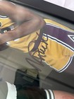 Larry Bird Magic Johnson Dual Signed 11x14 Jsa Cert With Frame