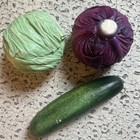 16 Pc Realistic Faux Fruit Vegetable Lot Artificial Fake Food Kitchen Decor Prop