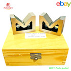 Cast Iron V Block Set  2 Pcs 4  X 1-1 2  X 3  Inch Vee Block Without Clamp Usa