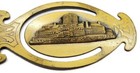  1833 A Century Of Progress 1933  Gold Tone Vintage Metal Paper Clip Book Marker