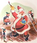 Walt Disney Santas Toy Shop Mid Century Illustrations Little Golden Book Lgb Vtg