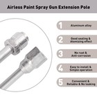 3 Pack Airless Sprayer Gun Tip Extension With Red Guard  Airless Paint Spray    