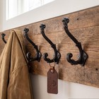 4 Pack Cast Iron Wall Hooks Antique Vintage Rustic Farmhouse Coat Hooks  Grea   