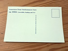 1966 Ford Mustang Convertible Dealership Post Card Nos