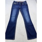 Rock Revival Betty Boot Cut Jeans Sz 27 Stretch Fits 28 29 30 Fleur De Lis Vamp