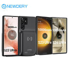 Newdery Power Wireless Battery Charger Case For Samsung Galaxy S22 S23 S24 Ultra