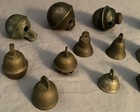 Lot Of  13  Antique To Vintage  Sleigh Bells And Miniature Bells