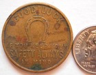 Safety Always P R Y S  Co  Good Luck Token  Tray22-4