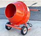 Low Wheel Barrow 5 Cubic Ft  1 2hp Electric Concrete Cement Mixer Mortar Stucco