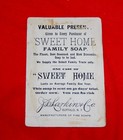 1885 J d  Larkin Sweet Home Soap President Trade Card H603 - Millard Fillmore