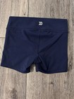All In Motion Girls Xs  4 5  Blue Biker Shorts Pull On Stretch Gym Training