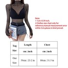 Ladies Long Sleeve Fish Net Mesh Sheer T Shirt Top Women Summer Casual Blouse