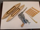 Nilus Leclerc Weaving Bobbins Shuttles Loom D-310 Hand Crank Bobbin Winder Yarn