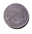 Pueblo  Co Trade Token  Manhattan Bar Most Popular Place In City Gf  12     Trade