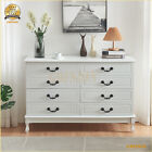 8 Drawers Chest Of Drawers Dresser Bedside Cabinet Storage Organizer Furniture
