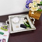 Decorative Mirror Tray Handles - Metal Jewelry Perfume Organizer French Style An