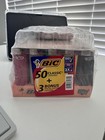 Bic Classic Black Lighters 50 Count Tray Pack  3 Pcs  Brand New