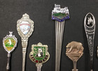 Vintage Souvenir Spoons - Lot Of 10 From Various Countries  States And Places