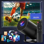 Mini 4k 1080p Projector 10000 Lumen Led Wifi Bluetooth Uhd Portable Home Theater