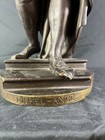 Michelangelo Original  Antique Bronze Sculpture By A carrier signed   Dated 1855