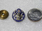 Old Sterling Silver Enamel Bpoe Elks 25 Years Pin Badge W diamond