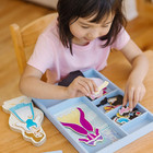 Melissa   Doug Disney Belle Magnetic Dress-up Wooden Doll Pretend Play Set  30  