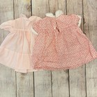 Lot Vintage Smocked Girls Dresses 6 12 Months Polly Flinders Baby Togs Pink Red