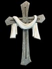Cross With Draping Silicone Mold For Resin