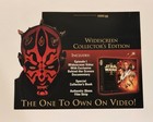 Star Wars Episode I  The Phantom Menace Shelve Talker Display New Never Used