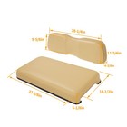 For Club Car Ds Golf Cart 2001-2012 Front Seat Back   Bottom Cushion Assembly