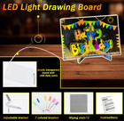 Led Drawing Board Led Light Up Whiteboard With 7 Colors 11x 7acrylic Glow Board