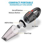 Car Vacuum Cleaner Portable Powerful Wet   Dry Handheld Strong Suction Cleaner