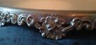 Antique Plateau Mirror Vanity Footed Round Ornate Dresser Mirrored Tray 14 5 