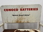 Conoco Batteries Display Rack Oil Can Rack - Continental Oil Company Usa 1950   s